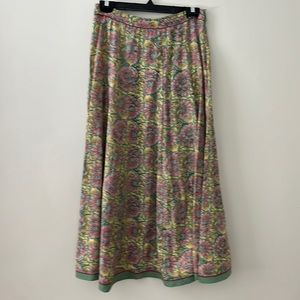 Anokhi Pastel Floral Skirt